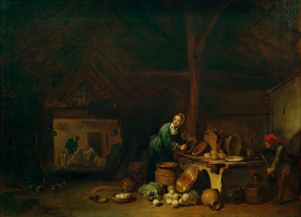 Interno di cucina - Schweinfurt, Museum Georg Schäfer